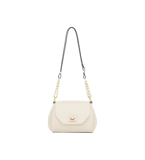 Bolsa Transversal Smartbag Couro Off White