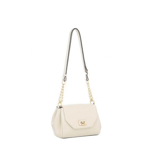 Bolsa Transversal Smartbag Couro Off White